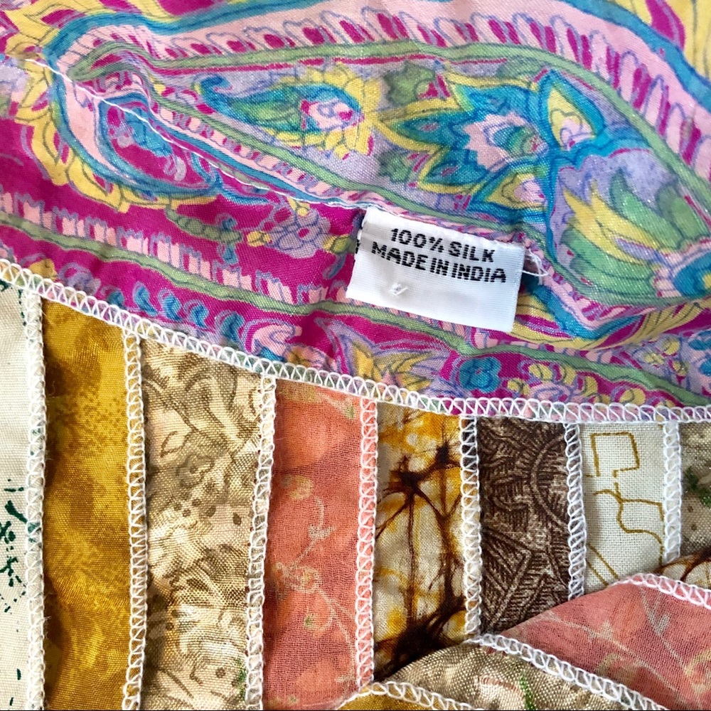 Unique Custom Boutique style handmade SILK scarf